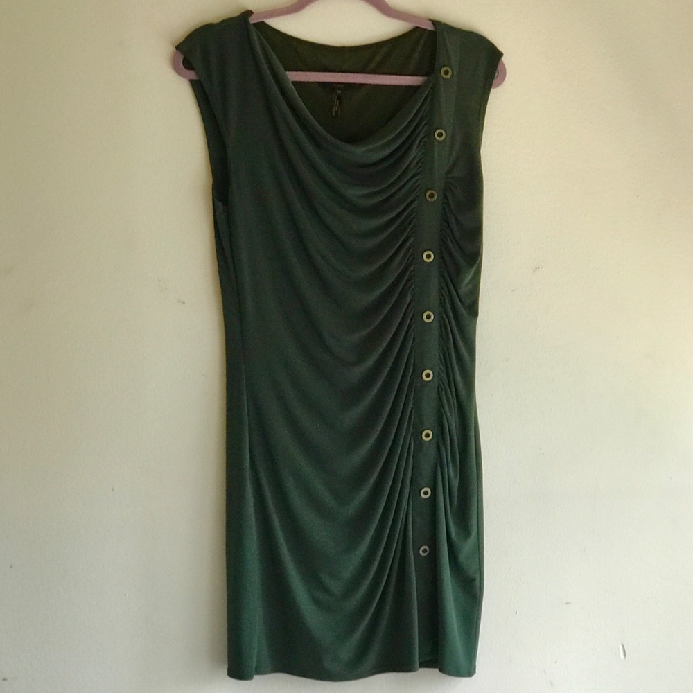 Laundry By Shelli Segal Green Sleeveless Dress